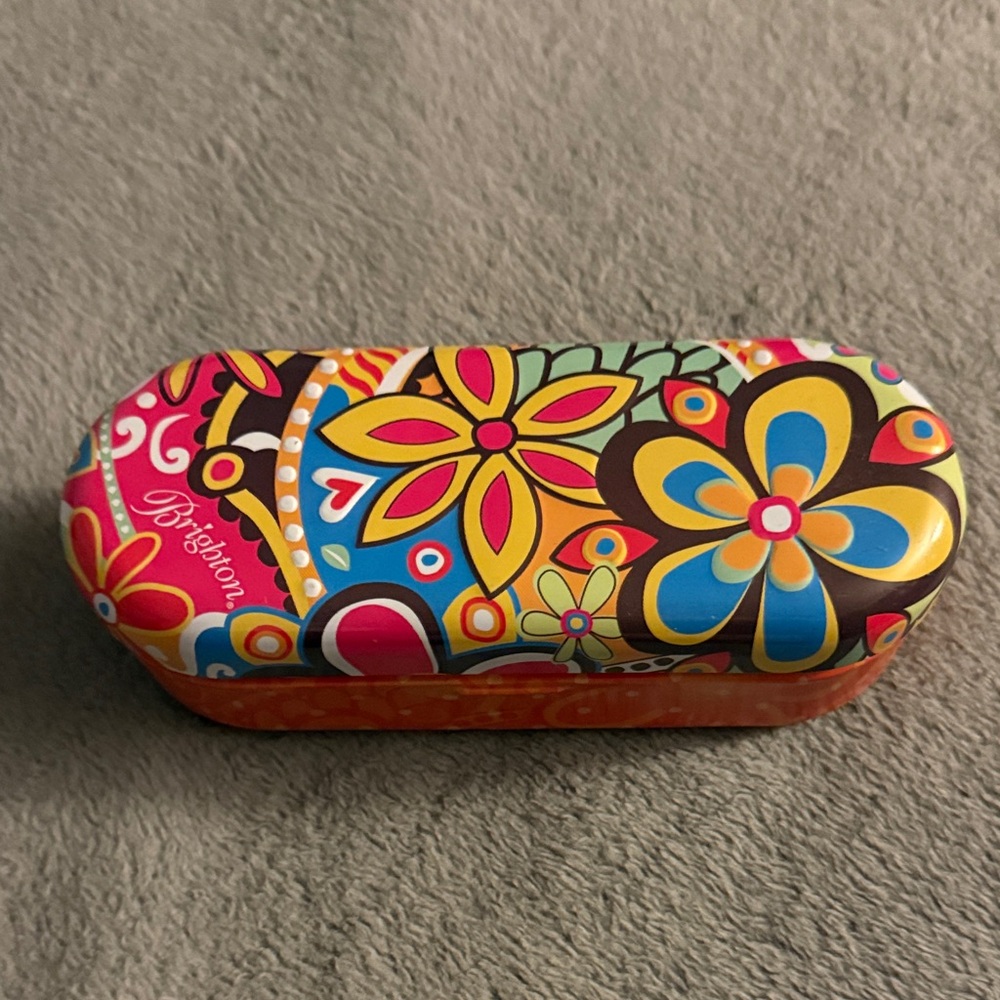 Brighton Multicolor Floral Glasses Case